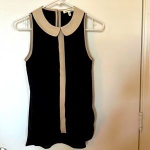 Black/Cream Blouse